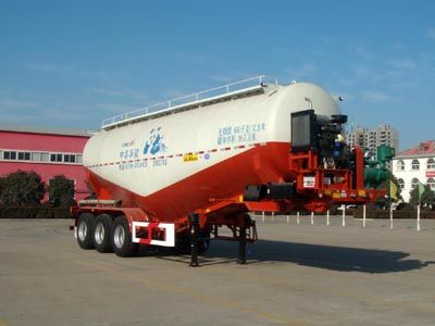 Huajun  ZCZ9402GFLHJE Medium density powder material transportation semi-trailer