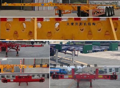 Juntong  JTM9400TWY Transport semi-trailer of dangerous goods tank frame