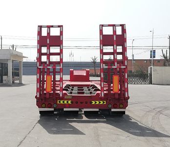 Zhongyuntong brand automobiles JZJ9401TDPXZ Low flatbed semi-trailer