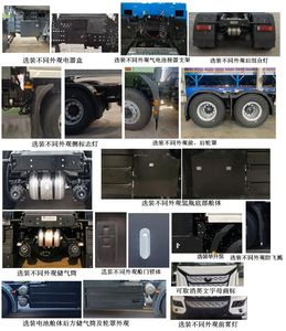 Yutong  ZKH4250P4FCEV8M Fuel cell semi-trailer tractor