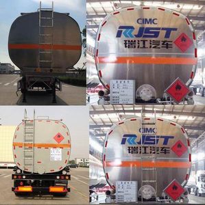 Ruijiang  WL9402GRYF Aluminum alloy flammable liquid tank transport semi-trailer