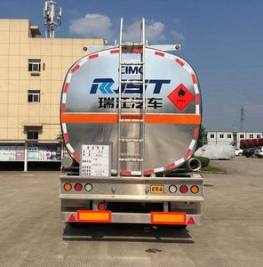 Ruijiang  WL9402GRYF Aluminum alloy flammable liquid tank transport semi-trailer