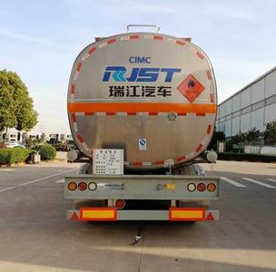 Ruijiang  WL9402GRYF Aluminum alloy flammable liquid tank transport semi-trailer