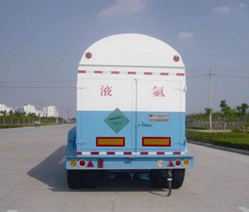 Chart  CTZ9381GDY Low temperature liquid transport semi-trailer