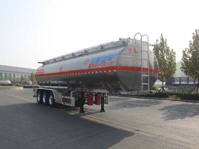 Zhengkang Hongtai brand automobiles HHT9409GRYD Aluminum alloy flammable liquid tank transport semi-trailer