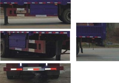 Zhongshang Automobile ZZS9401CLX Warehouse grille semi-trailer