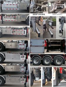 Zhengkang Hongtai brand automobiles HHT9405GRYD Aluminum alloy flammable liquid tank transport semi-trailer