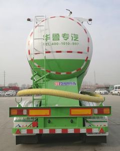 Hualu Yexing brand automobiles HYX9404GFL Medium density powder material transportation semi-trailer