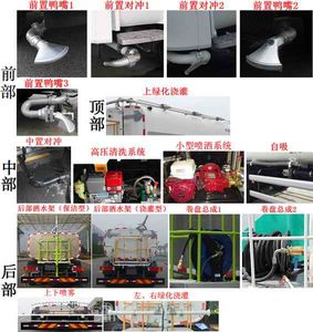 Zhonglian Automobile ZLJ5250GQXDFE5 Cleaning car