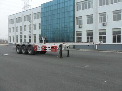 Huanghai  DD9400TGY High pressure gas long tube skeleton semi-trailer