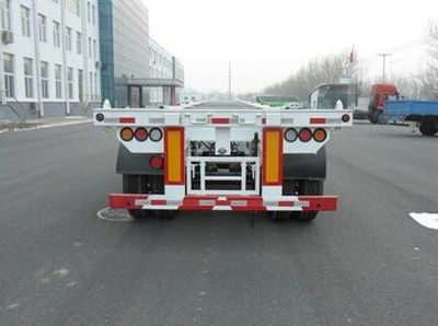 Huanghai  DD9400TGY High pressure gas long tube skeleton semi-trailer