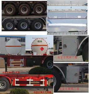 Shengrun  SKW9401GRYT Flammable liquid tank transport semi-trailer