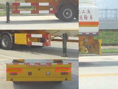 Jianghuai Yangtian  CXQ9352GHY Chemical liquid transportation semi-trailer