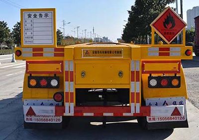 Zhongzhi Huaxing brand automobiles JLQ9403TWY Transport semi-trailer of dangerous goods tank frame