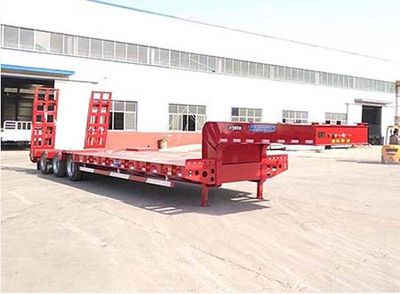 Liyuanda brand automobiles LWY9353TDP Low flatbed semi-trailer