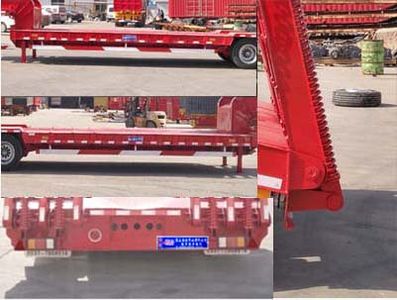 Liyuanda brand automobiles LWY9353TDP Low flatbed semi-trailer