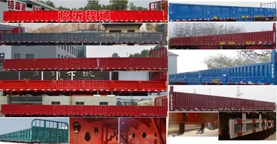 Yijun brand automobile YJP9400L Fence semi-trailer