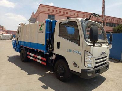 Baoyu  ZBJ5072ZYSB Compressed garbage truck