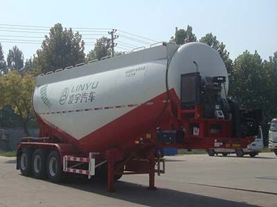 Lingyu  CLY9409GXH Lower ash semi-trailer