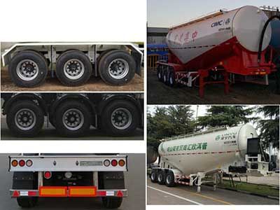 Lingyu  CLY9409GXH Lower ash semi-trailer