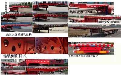 Minhang  MHP9400TDP Low flatbed semi-trailer