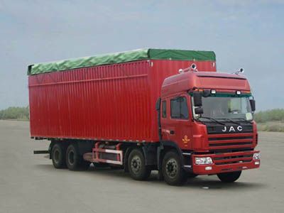 Jianghuai brand automobiles HFC5312XXBK3R1LT Peng style transport vehicle