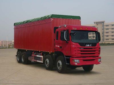 Jianghuai brand automobiles HFC5312XXBK3R1LT Peng style transport vehicle