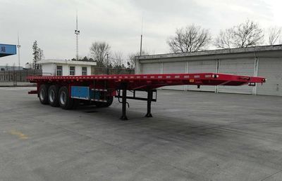 Jianghuai brand automobiles HFC9400TPBZ Flat transport semi-trailer