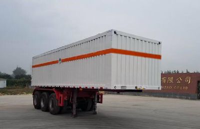 Hualu Yexing brand automobiles HYX9400XZW Miscellaneous dangerous goods box transport semi-trailer