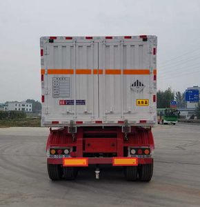 Hualu Yexing brand automobiles HYX9400XZW Miscellaneous dangerous goods box transport semi-trailer