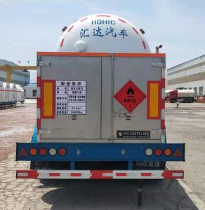 Huida brand automobiles YHD9409GDY01 Low temperature liquid transport semi-trailer