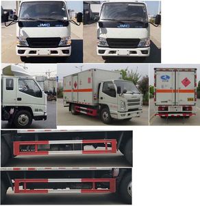 Huatong brand automobiles HCQ5041XRYJX6 Flammable liquid box transport vehicle