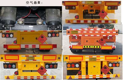 Haoyun Yida Brand Automobile HYC9400TWY Transport semi-trailer of dangerous goods tank frame