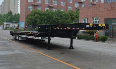 Tianjun Dejin brand automobilesTJV9330TDPLLow flatbed semi-trailer