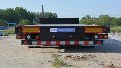 Tianjun Dejin brand automobiles TJV9330TDPL Low flatbed semi-trailer