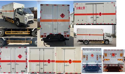 Jianglingjiang Special Brand Automobile JMT5040XRQXGA26 Flammable gas box transport vehicle