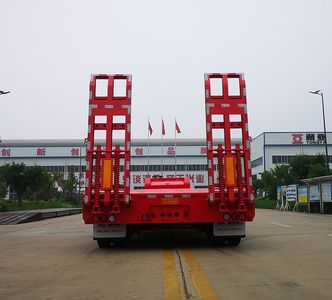 Tonghua  WTY9350TDP1 Low flatbed semi-trailer