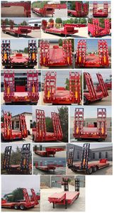 Tonghua  WTY9350TDP1 Low flatbed semi-trailer