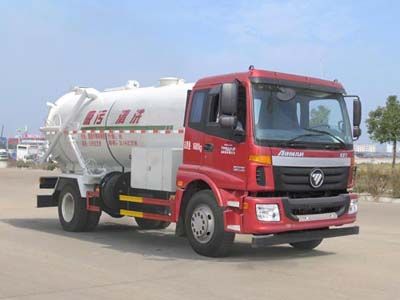 Huatong brand automobiles HCQ5166GQWBJ Cleaning the suction truck