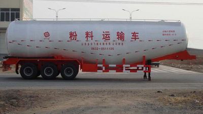 Jinhua Feishun brand automobile JFS9402GFL Powder material transportation semi-trailer