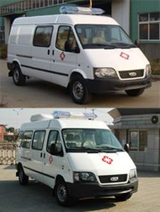 Jiangling Quanshun brand automobiles JX5044XJHMC ambulance