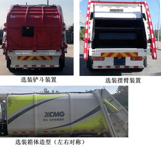 XCMG  XGH5121ZYSD6 Compressed garbage truck