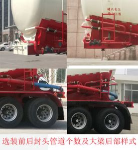 Yangjia  LHL9401GXH Lower ash semi-trailer