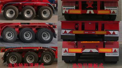 Yangjia  LHL9401GXH Lower ash semi-trailer