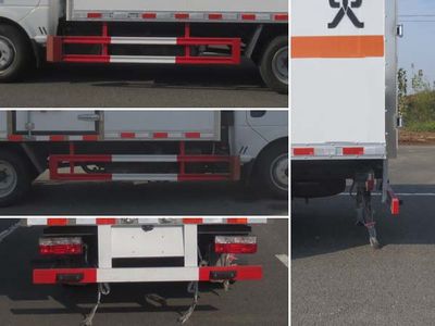 Jiangte brand automobiles JDF5042XRQE6 Flammable gas box transport vehicle