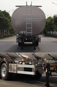 Kaile  AKL9400GYSA Aluminum alloy liquid food transportation semi-trailer