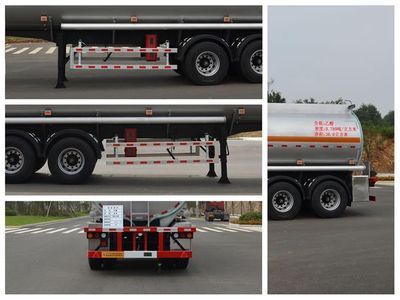 Qixing  QXC9350GRY Flammable liquid tank transport semi-trailer