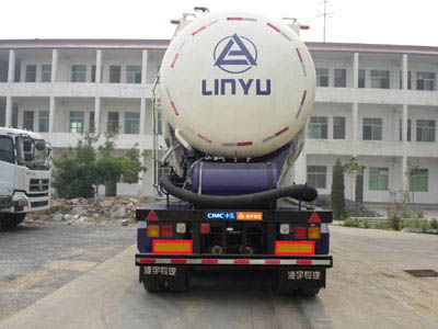 Lingyu  CLY9350GFL Powder material transportation semi-trailer