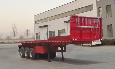 Junhua Xing brand automobiles LJH9400ZZXPC Flat dump semi-trailer