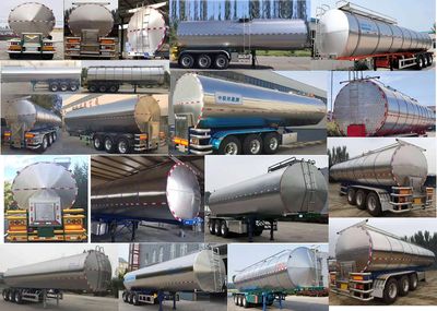 Zhonglian Xiangsheng brand automobiles XTC9400GYS Liquid food transportation semi-trailer